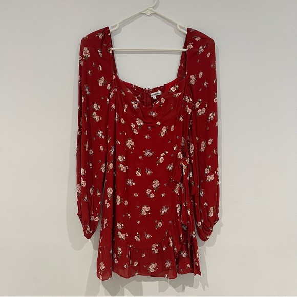 Reformation Cammi Mini Dress in Cassia - Picture 2 of 6